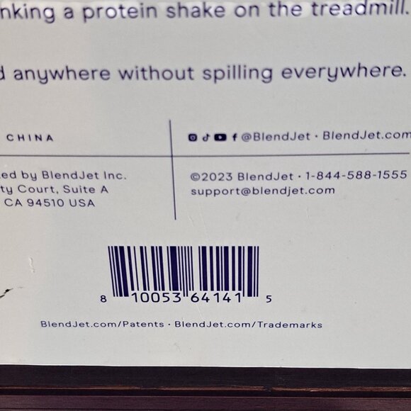 Blendjet Orbiter Drinking Lid Leak Proof Charging Strap BPA Free Blendjet - Picture 5 of 9